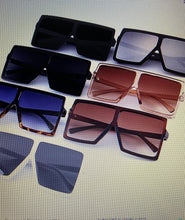 Load image into Gallery viewer, Oversized shades The Chelsea (black)
