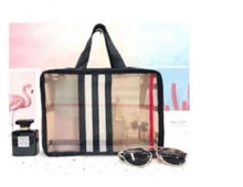 Load image into Gallery viewer, Make up bag Luxury Cosmetic Designer Toiletry Travel Organizer-Transparent- The Luxe
