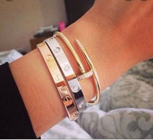 Load image into Gallery viewer, Gold Set LOVE  Bracelet- Stainless Steel - The Love Bangle
