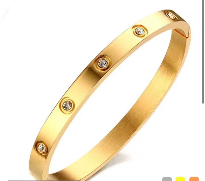 Gold-plated Fall in love bracelet, from the Cupid collection – buy at  Poison Drop online store, SKU 19157.