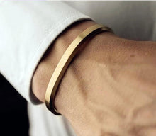 Load image into Gallery viewer, Gold Cuff Bracelet-womens/unisex
